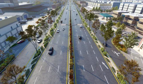 Najmuddine Al-Ayoubi Road Development